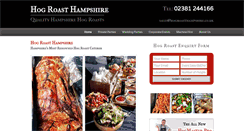 Desktop Screenshot of hogroasthampshire.co.uk