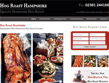Tablet Screenshot of hogroasthampshire.co.uk
